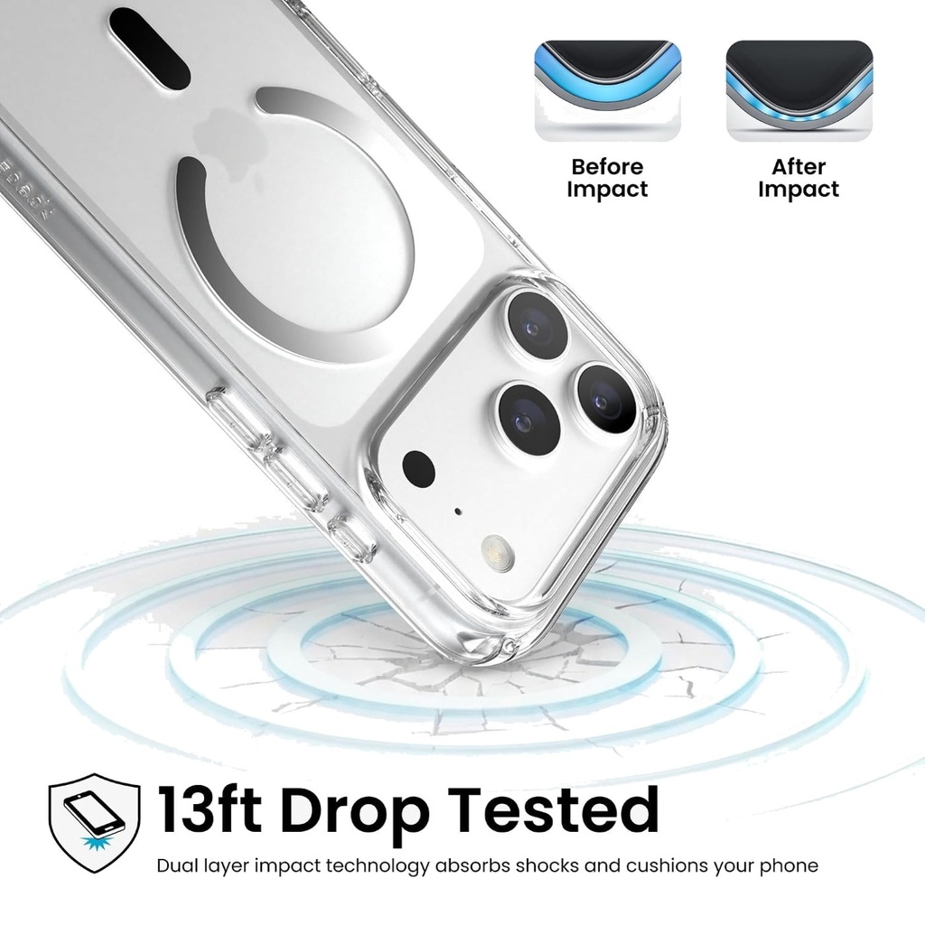 Speck Presidio Perfect-Clear MagSafe for iPhone 18