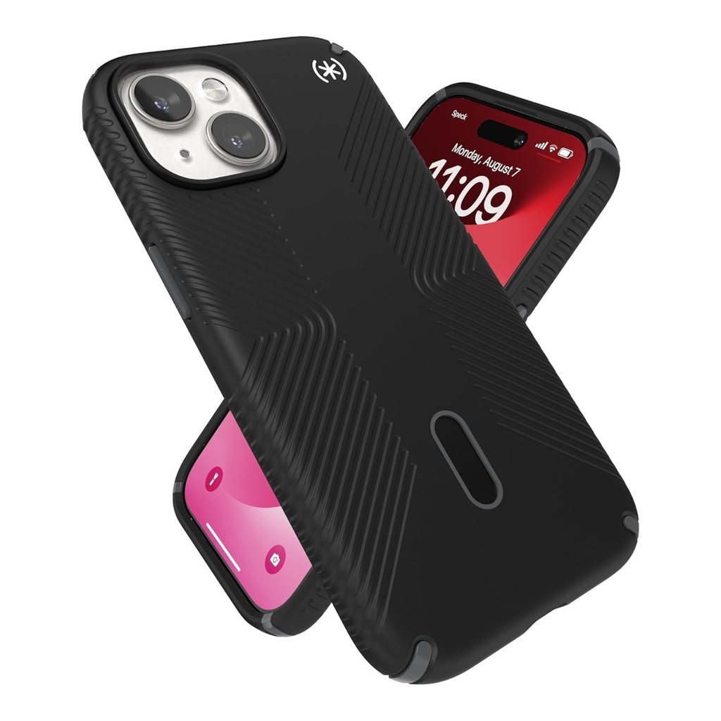 Speck Presidio2 Grip Case with MagSafe for iPhone 15 - Black