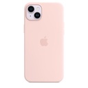 Apple iPhone 14 Plus Silicone Case with MagSafe - Chalk Pink 1