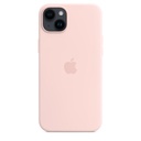 Apple iPhone 14 Plus Silicone Case with MagSafe - Chalk Pink 2
