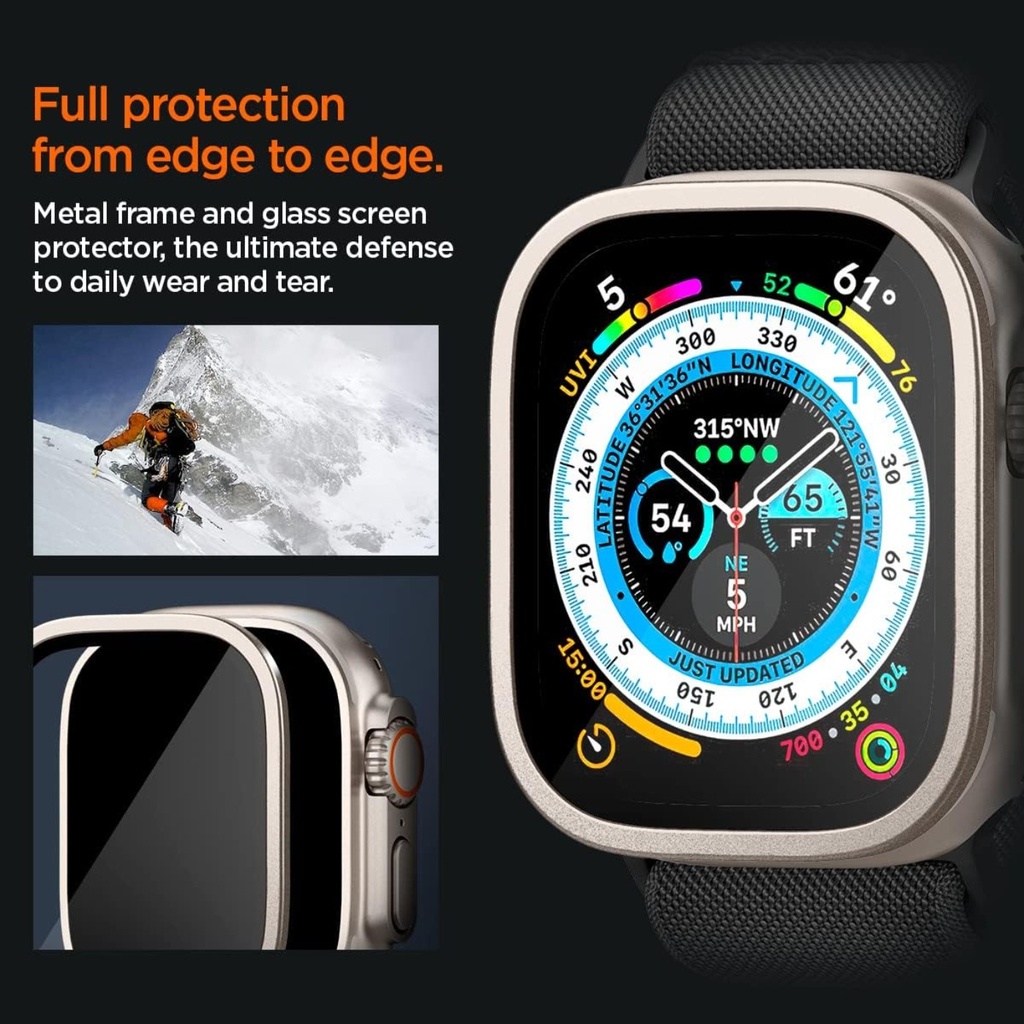 Spigen Apple Watch Ultra (49mm) Rugged Armor Pro Crystal Cle