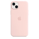 Apple iPhone 14 Plus Silicone Case with MagSafe - Chalk Pink 3