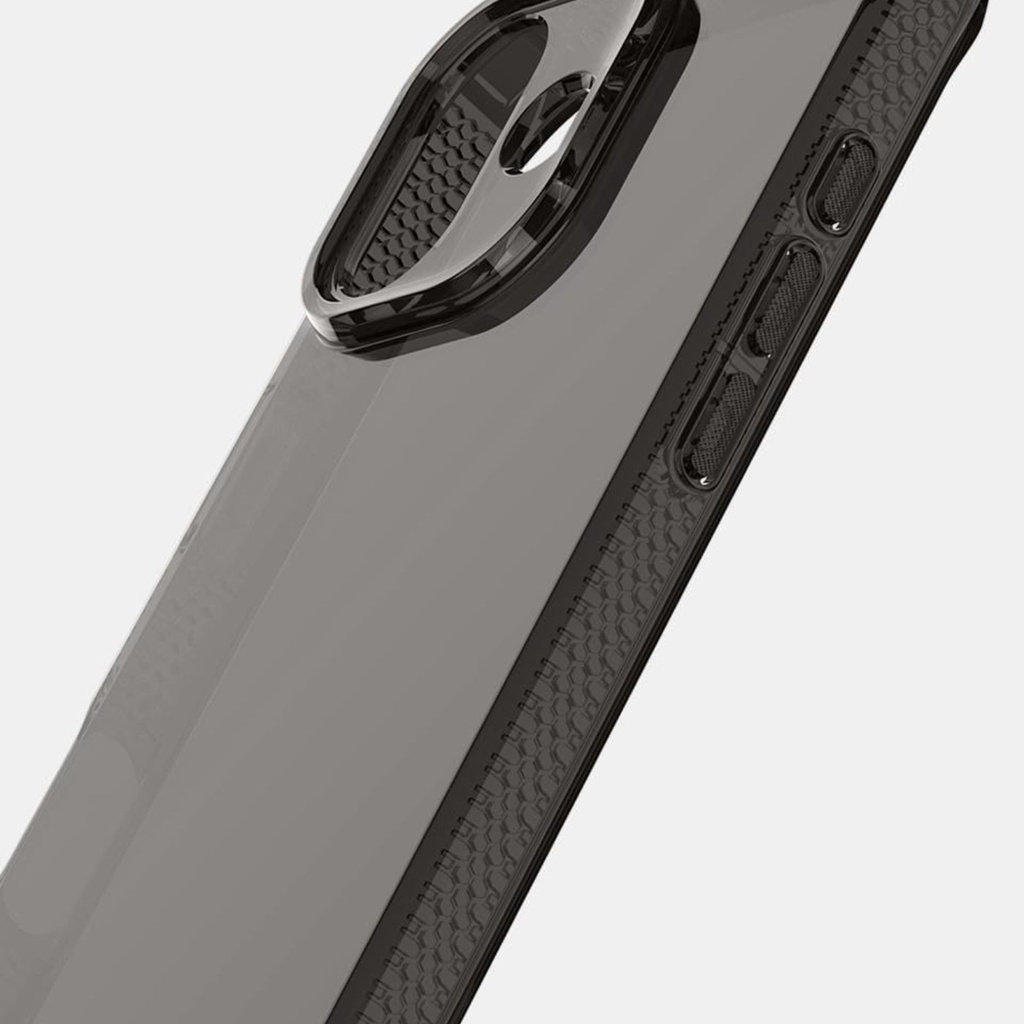 itSkins Spectrum R Clear Case for iPhone 17 - Smoke - AP7N-S