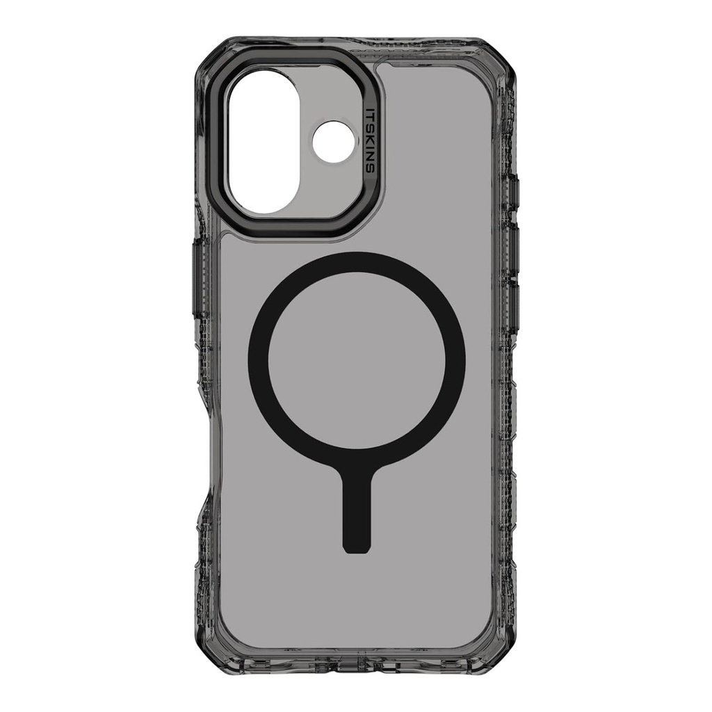 itSkins Supreme R Clear Case with MagSafe for iPhone 17 - Gr