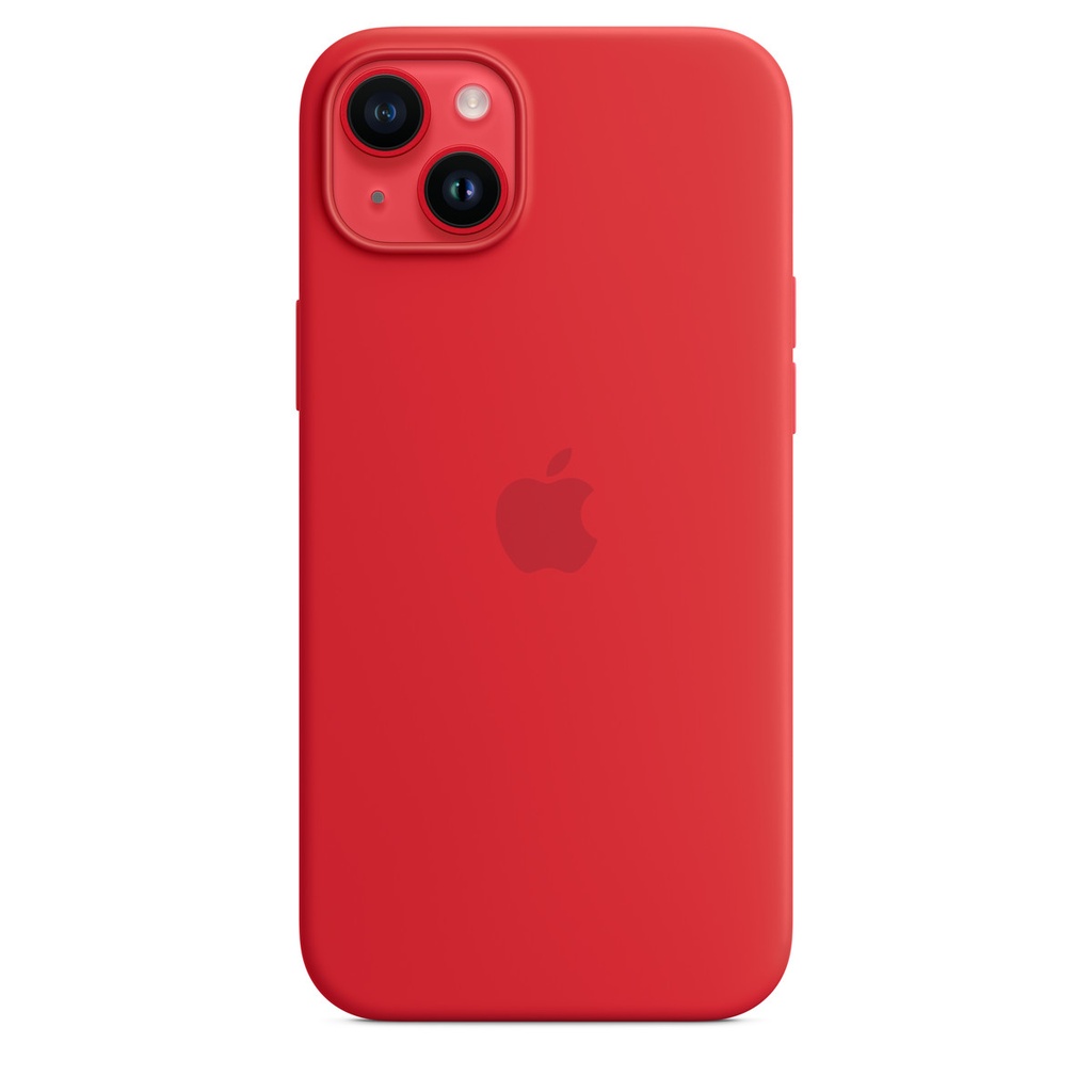Apple iPhone 14 Plus Silicone Case with MagSafe - RED 4