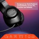 ‌JBL Quantum 100 M2 Wired Headset - White - JBLQTUM100M2WHTA