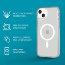 Tech21 Evo Clear Case With MagSafe for iPhone 14 Plus - Clea