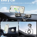 Ubeesize 2025 Upgraded 360° Car Phone Holder for iPhone