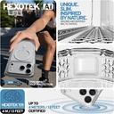 itSkins Hybrid R // Clear Case w/Magsafe for 18 Pro Max / 17