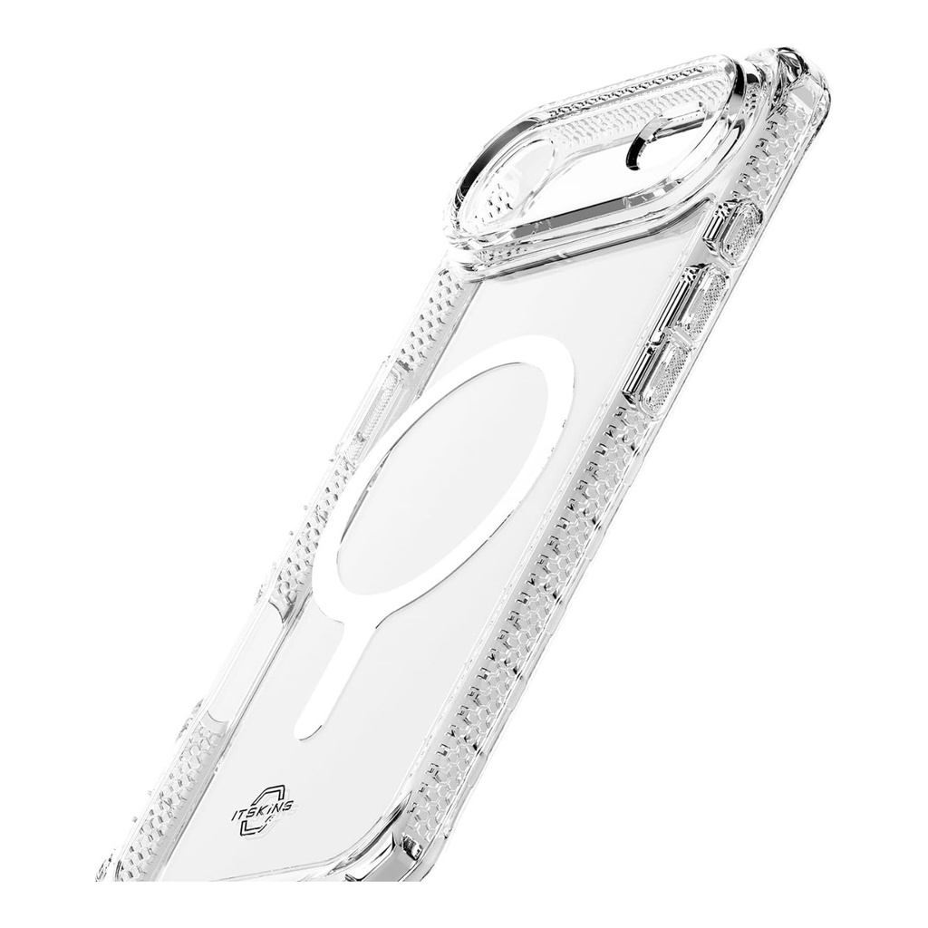 itSkins Hybrid R Clear Case with MagSafe for iPhone Air - Tr