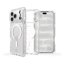 itSkins Hybrid R // Clear Case w/Magsafe for 18 Pro / 17 Pro