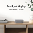 WiiM Streaming Amplifier - Charcoal grey (Silver, A)