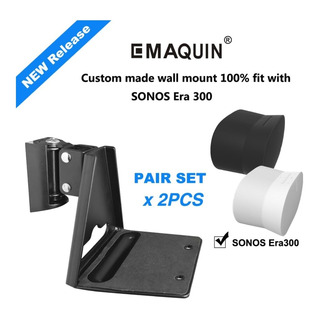 Sonos Era 300 Wall Mount Pair (Black, A)