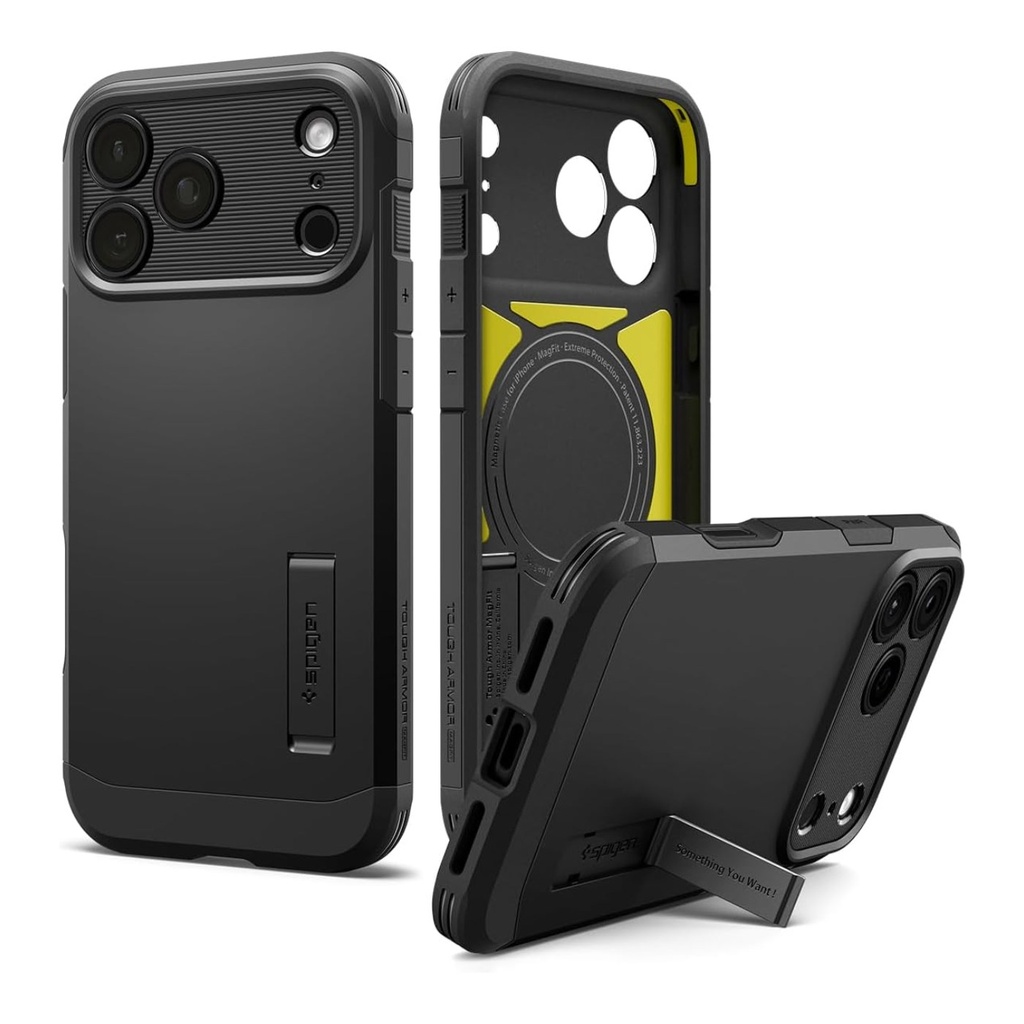 Spigen Tough Armor MagFit for iPhone 17 (17 Pro Max - Black)