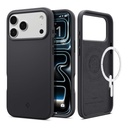 Spigen Silicone Fit (Mag Fit) for iPhone  (17 Pro Max - Blac