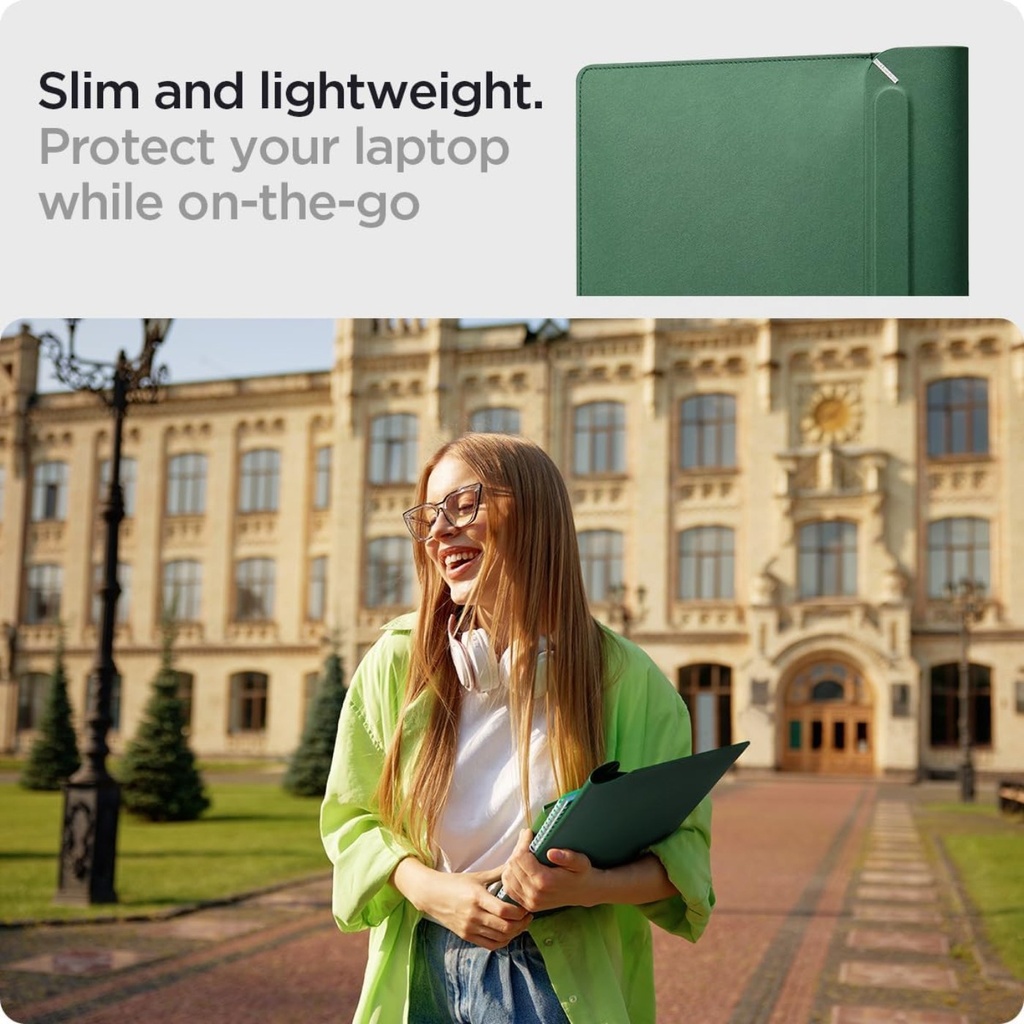 Spigen Valentinus Laptop Pouch (MacBook Pro 14" - Green)