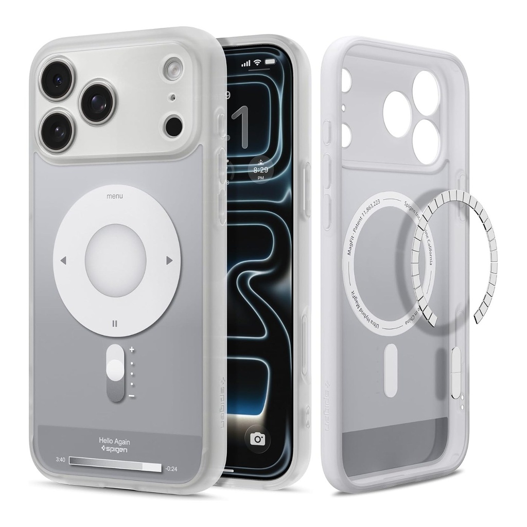 Spigen Ultra Hybrid Classic MagFit (18 Pro Max - Silver)