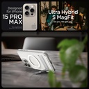 Spigen Ultra Hybrid MagFit for iPhone 15 Pro Max (Clear/Whit