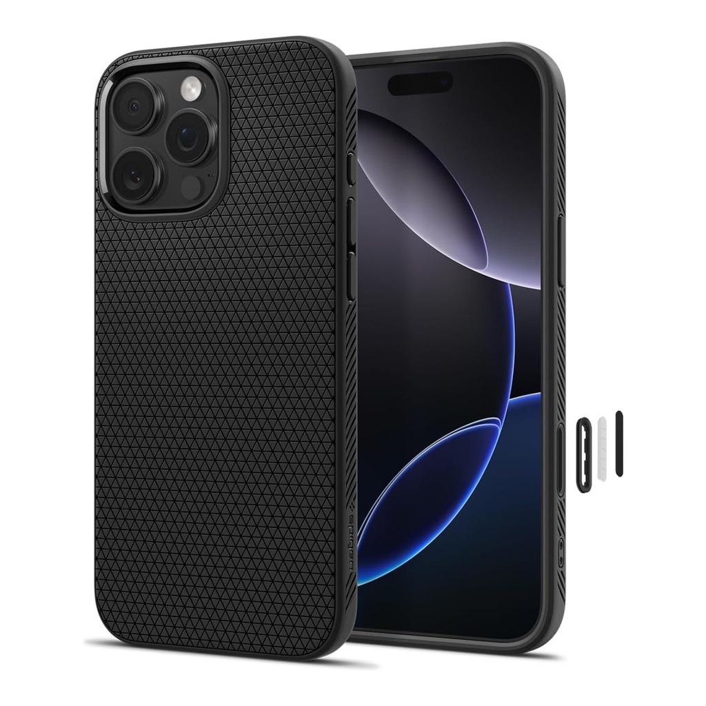 Spigen Liquid Air (16 Pro Max - Matte Black)
