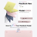 Fintie HardShell Cover for MacBook Neo (Crystal)