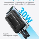 Anker Zolo Power Bank 20,000 mAh con cables USB-C y Lightnin