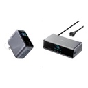 Anker Prime Cargador 160W 3 USB-C con pantalla - Gris oscuro