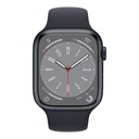 Apple Watch Series 8 45mm Aluminum Case Sport Band - Midnigh