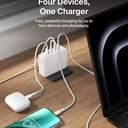 Belkin BoostCharge Pro 140W 4-Port GaN Wall Charger - WCH014