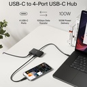 Belkin 5-Port USB-C Hub with Dual USB-C Ports - AVC022fqBL