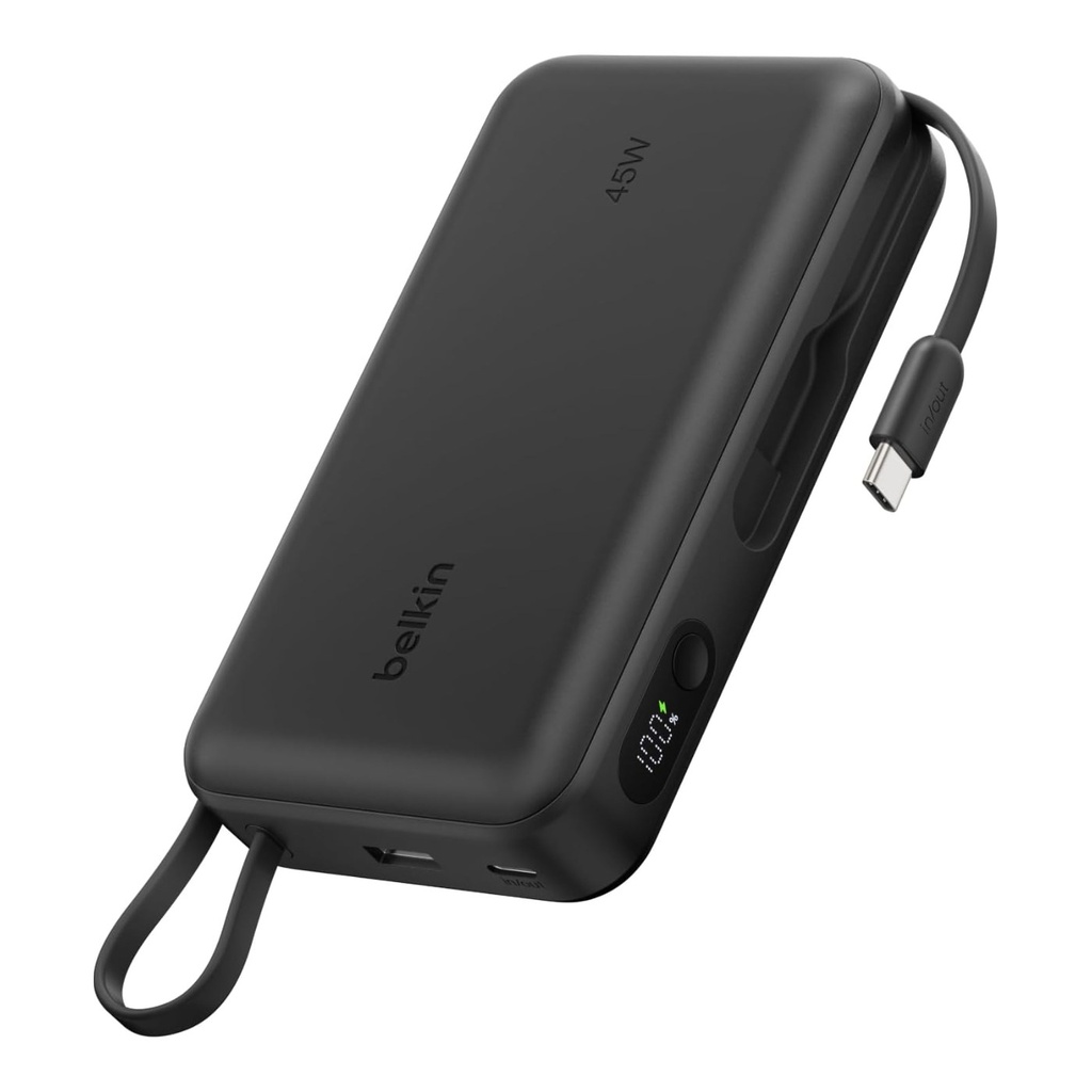 Belkin BoostCharge 3-Port Compact Power Bank 20,000mAh - BPB