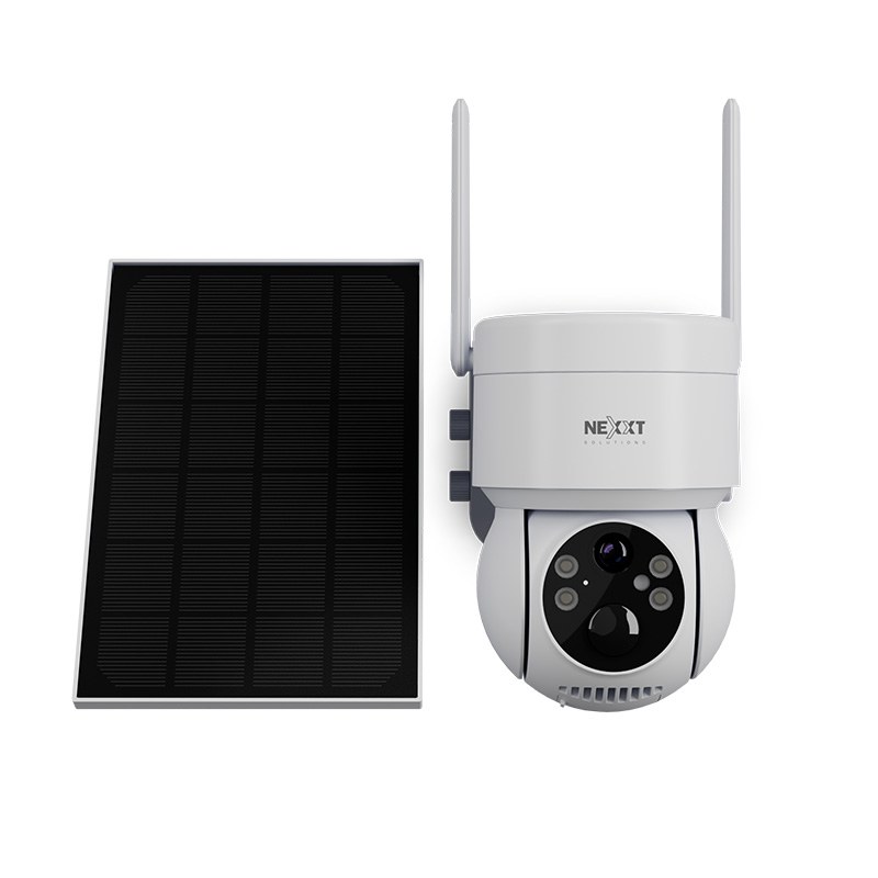 Nexxt Home Outdoor PTZ battery Camera 2K with solar panel 2