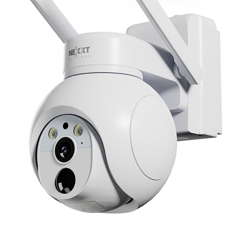 Nexxt Home Outdoor 4G PTZ battery Camera 2K with solar panel 3
