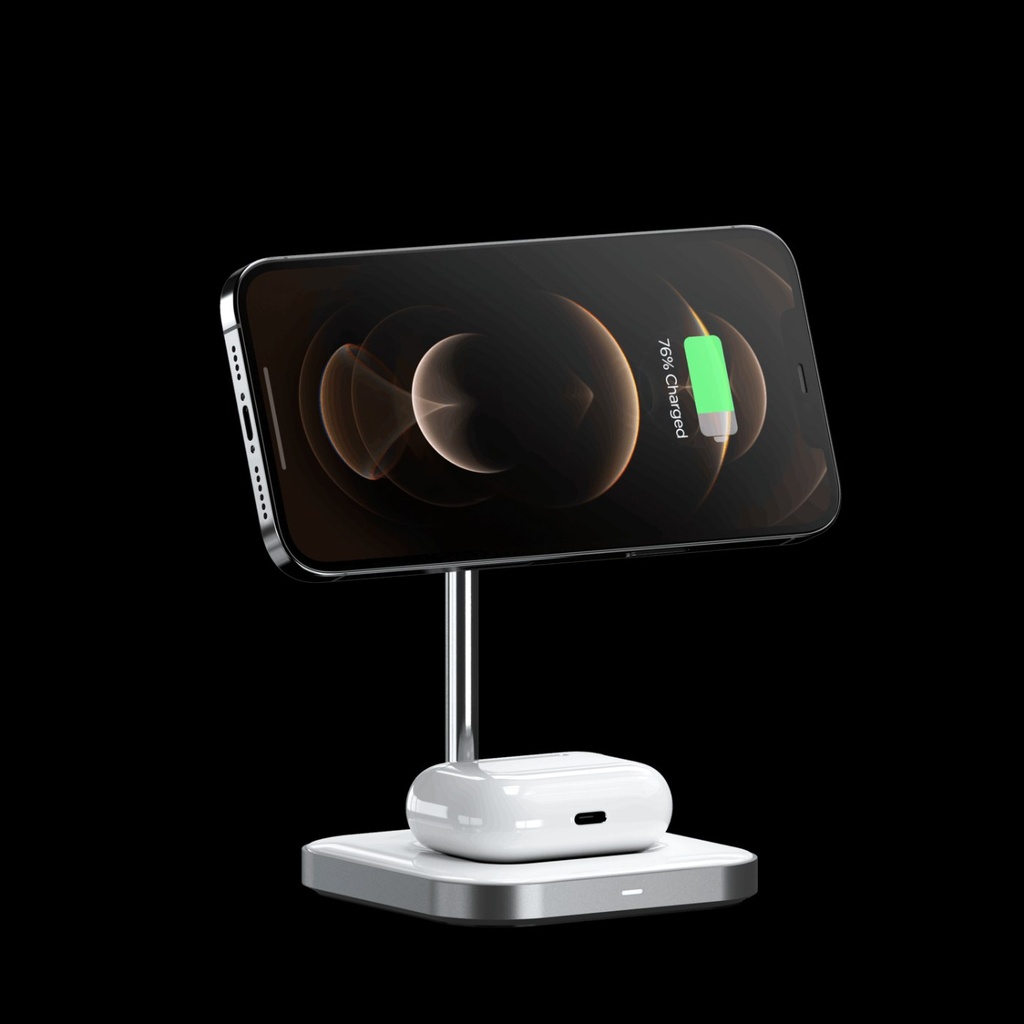 Satechi Aluminum Lightning Charging Stand - Space Gray - ST-