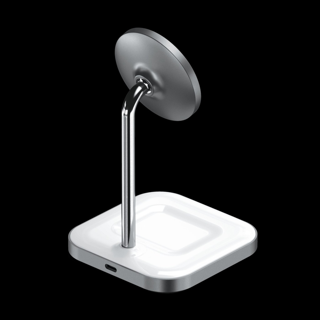 Satechi Aluminum Lightning Charging Stand - Space Gray - ST-