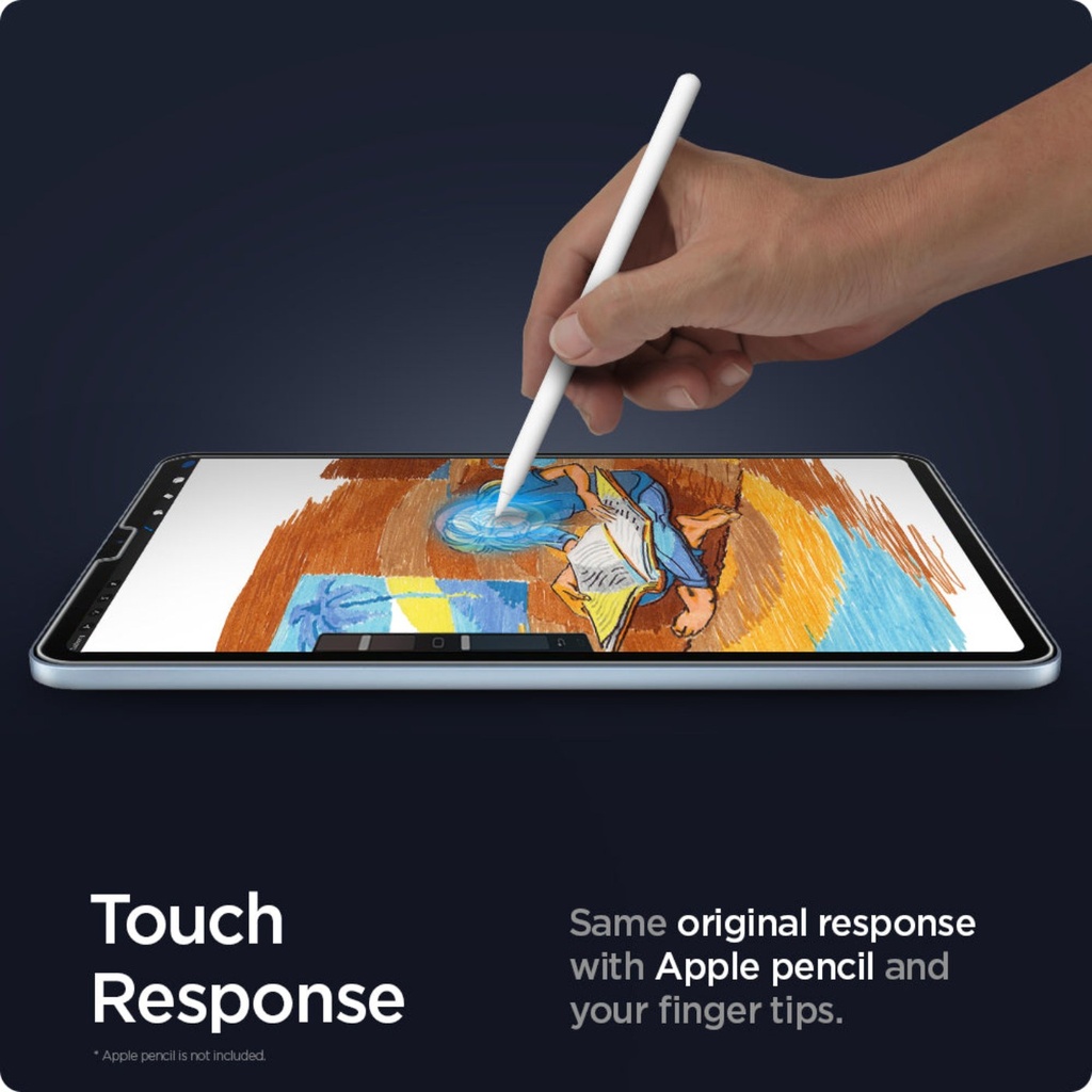 Spigen Glastr WZ Fit Screen Protector for iPad Pro 12.9" - A