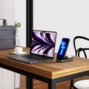 Satechi Duo Wireless Charger Power Stand - Space Gray - ST-U