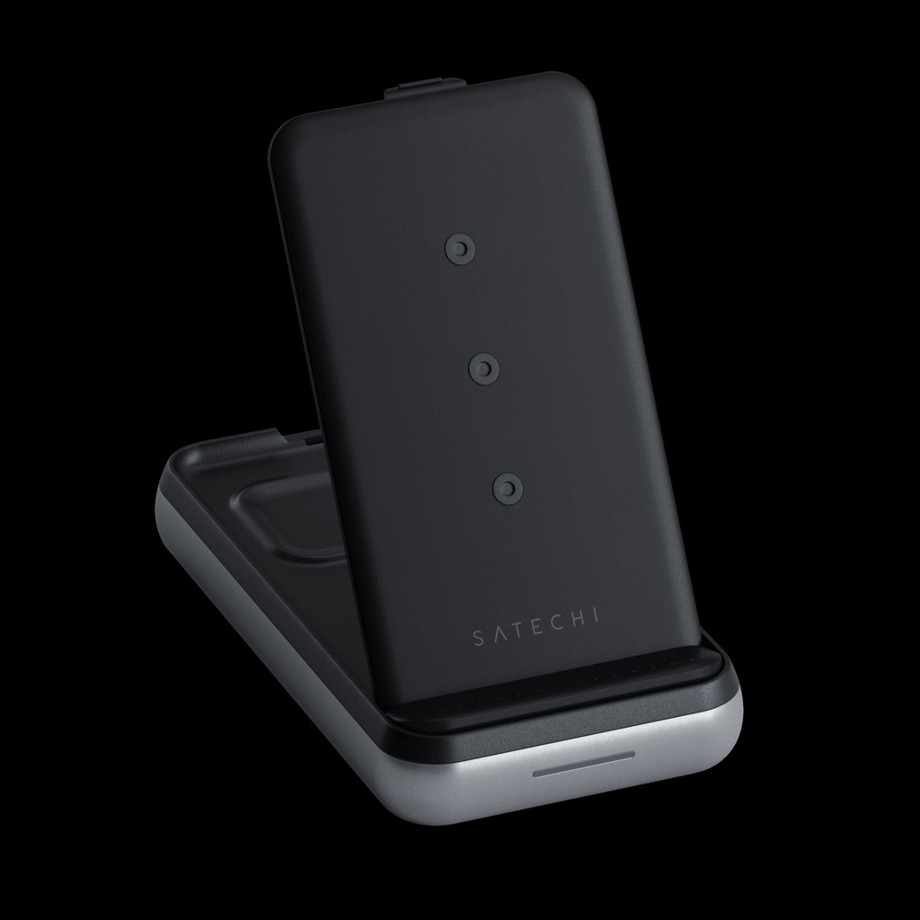 Satechi Duo Wireless Charger Power Stand - Space Gray - ST-U