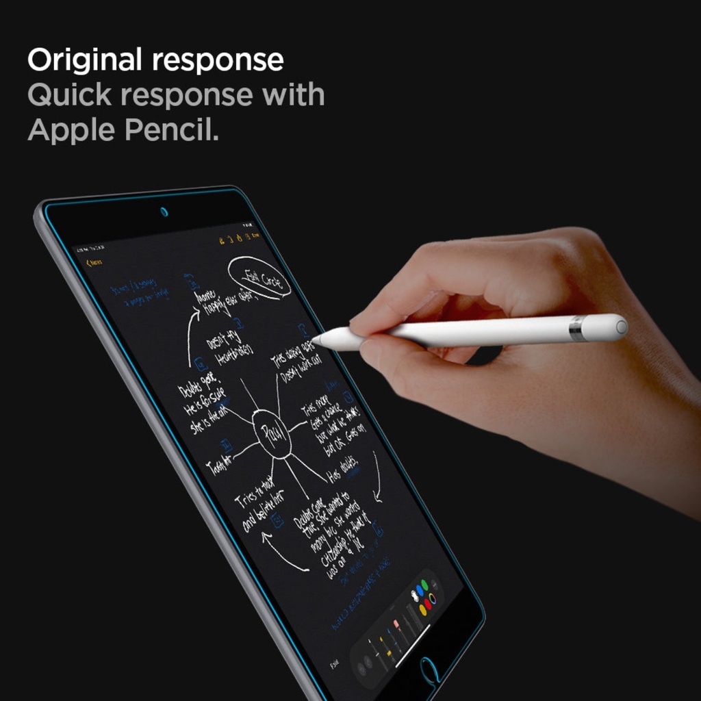 Spigen Protector glas.tR Slim for iPad 10.2" - Clear - AGL00
