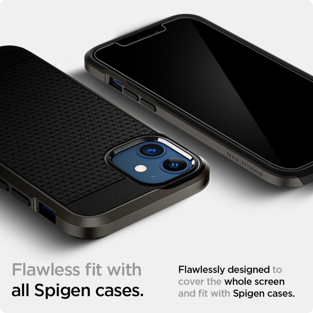 Spigen Tempered Glass Screen Protector for iPhone 12 / 12 Pr