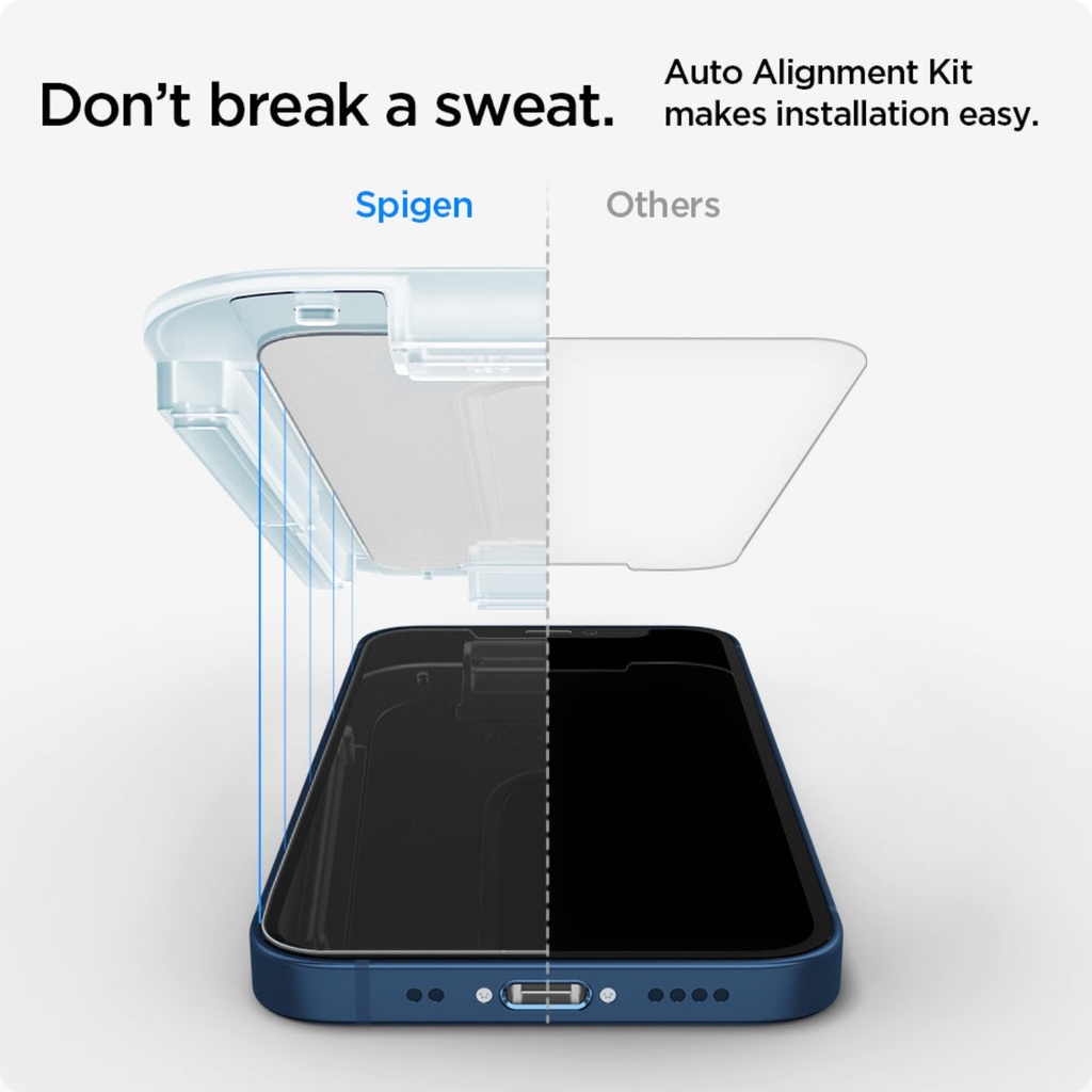 Spigen Tempered Glass Screen Protector for iPhone 12 / 12 Pr