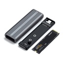 Satechi USB-C NVME AND Sata SSD Enclosure - Space Gray - ST-