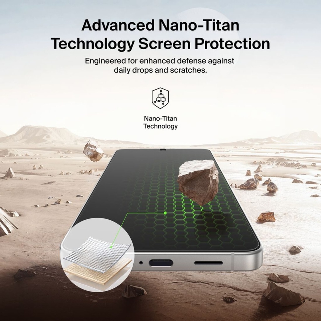 Belkin Anti-Reflective Glass Screen Protector, Galaxy S26 - 