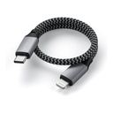 Satechi USB-C to Lightning Cable - 10 Inches - ST-TCL10M