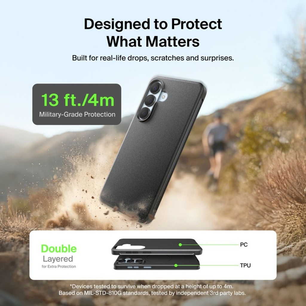 Belkin SheerForce Protect Case, Galaxy S26 Plus, Black - MSB