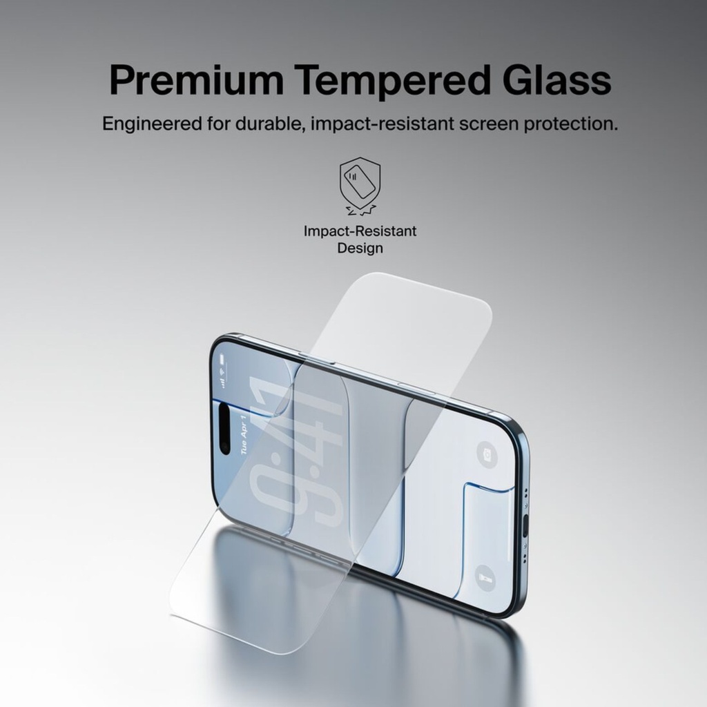 Belkin Tempered Glass Screen Protector for iPhone Air - OVA2