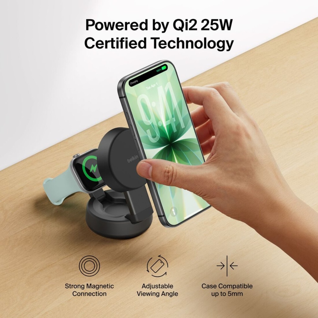 Belkin UltraCharge Pro 2-in-1 Convertible Magnetic Charger -