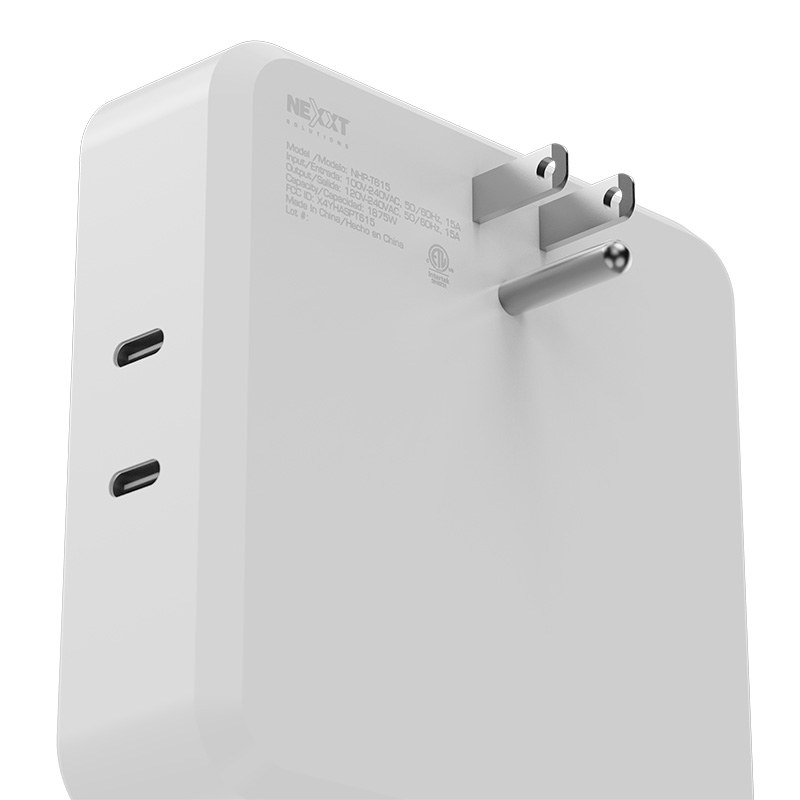 Nexxt Home Indoor Wall Tap 4 outlet 2 USB 2.1 & 2 USB-C 3