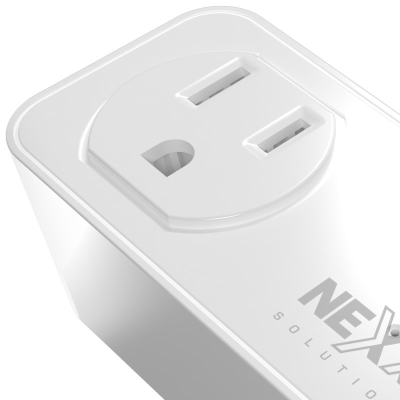 Nexxt Home Indoor Dual Plug 2