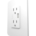Nexxt Home Power Outlet w/USB 3