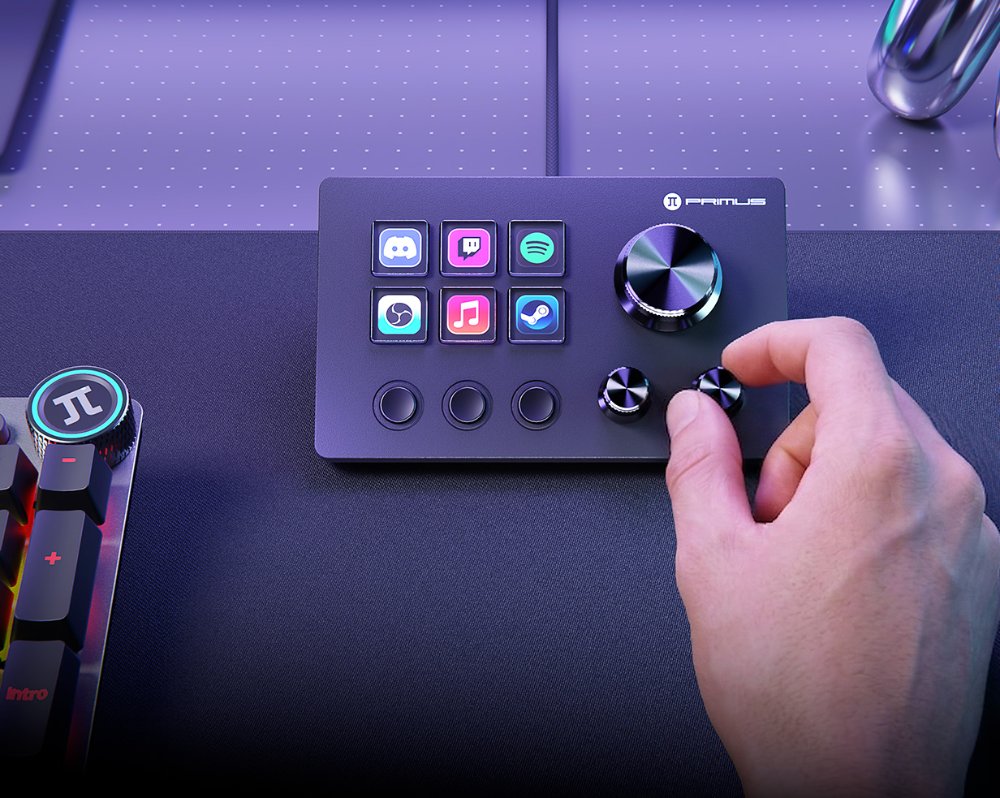 Primus Gaming Imperium Stream Deck 6 LCD Keys, 3 Buttons & 3 Knobs 4
